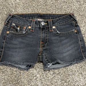 True Religion jean shorts